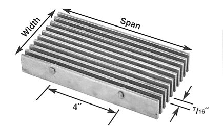 Brown-Campbell Company - 7S-4/7S-2 Stainless Steel Bar Grating