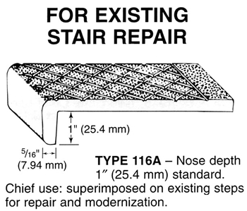 Abrasive Existing Stair Repair