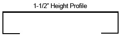 Solid Deck Plank 1-1/2& Height Profile