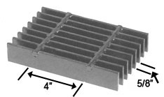 Brown-Campbell Company - 10-4/10-2 Carbon Light Duty Bar Grating