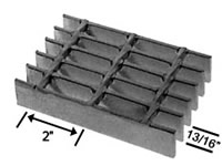 Brown-Campbell Company - 13-4/13-2 Carbon Light Duty Bar Grating