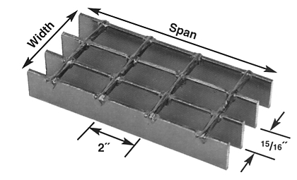Brown-Campbell Company - 15S-4/15S-2 Stainless Steel Bar Grating