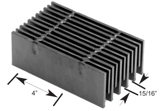 Brown-Campbell Company - 15WF4 Carbon Heavy Duty Bar Grating with Filler Bars