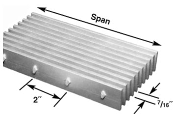 Brown-Campbell Company - 7A-4/7A-2 Aluminum Bar Grating