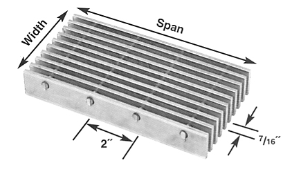 Brown-Campbell Company - 7S-4/7S-2 Stainless Steel Bar Grating