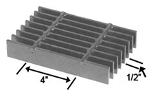 Brown-Campbell Company - 8-4/8-2 Carbon Light Duty Bar Grating