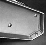 Grip Strut® Stair Treads stringer firmly anchored to floor by bolts