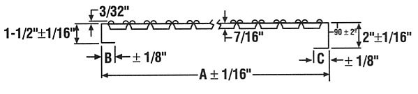 Perf-O Grip® Plank End Diagram