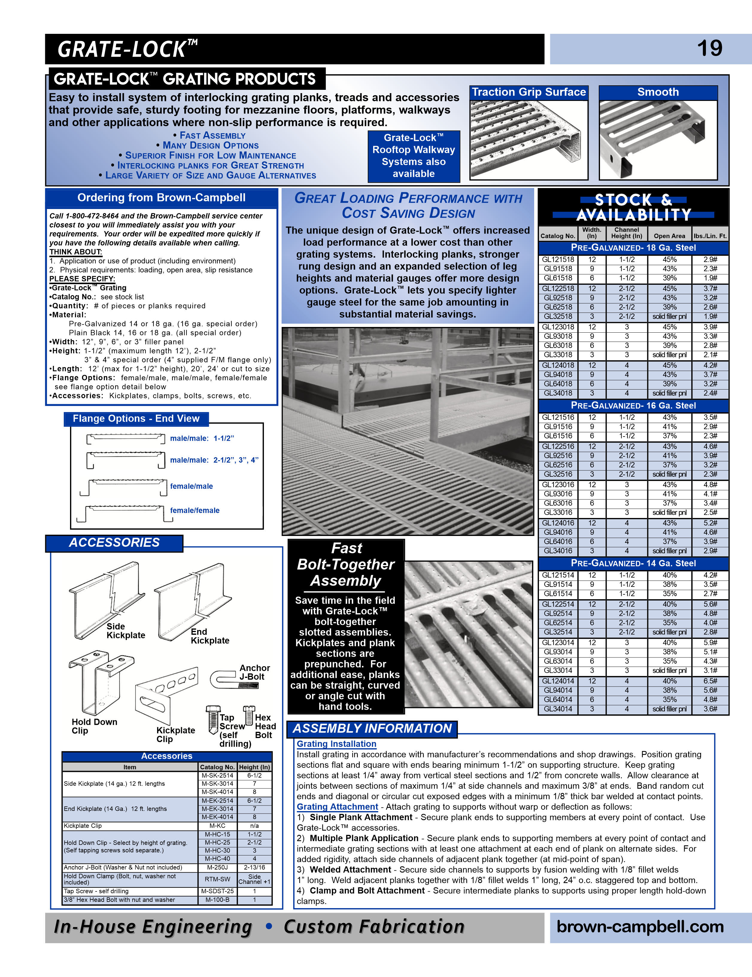 Product Guide BrownCampbell Company